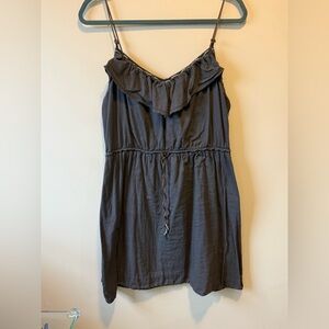 American Eagle Outfitters Charcoal Sleeveless Dress